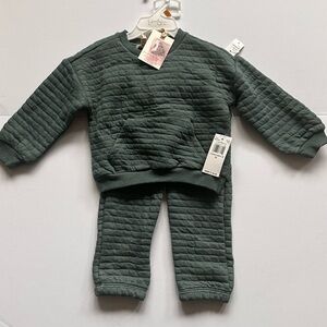 Jessica Simpson Kids Matching Set in Dark Green